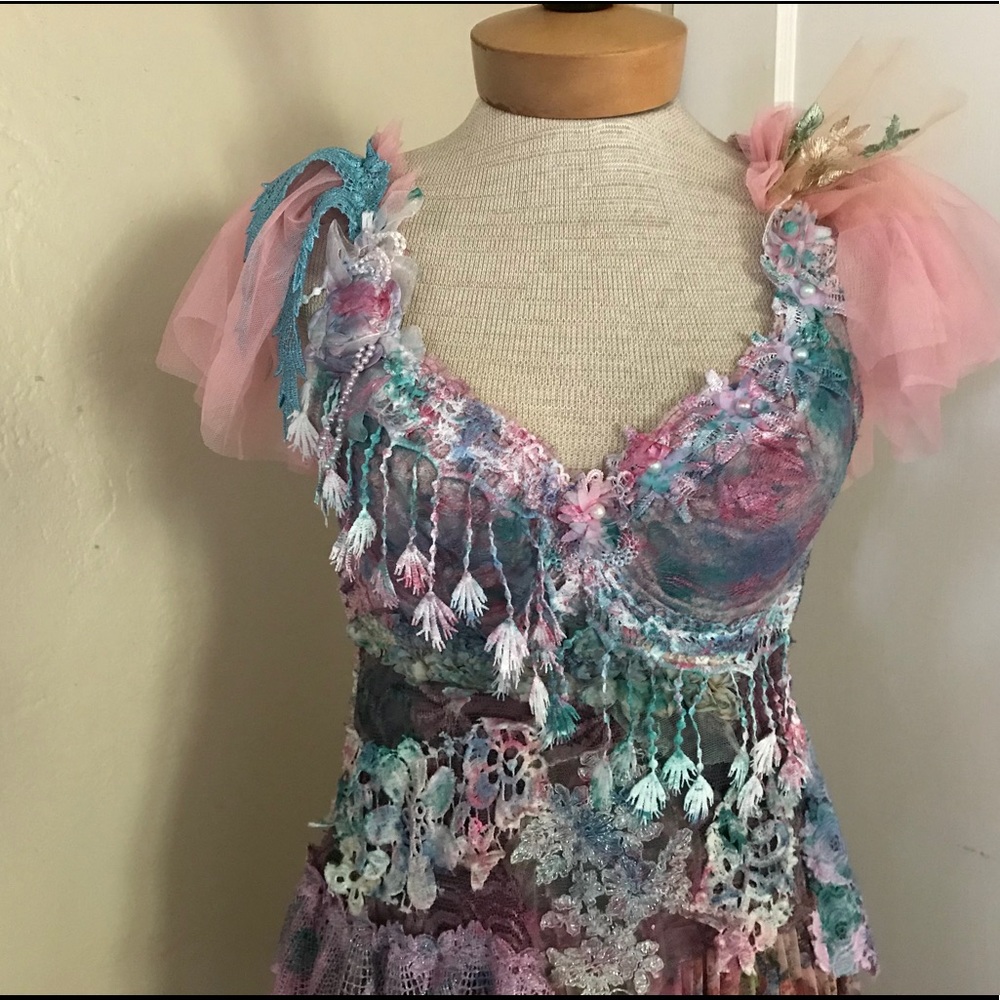 Fantasy, Fairy Boho Dress OOAK